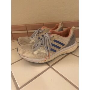 Adidas Adizero Tempo 6 W Running Shoes Sneakers Blue‎ Orange Women